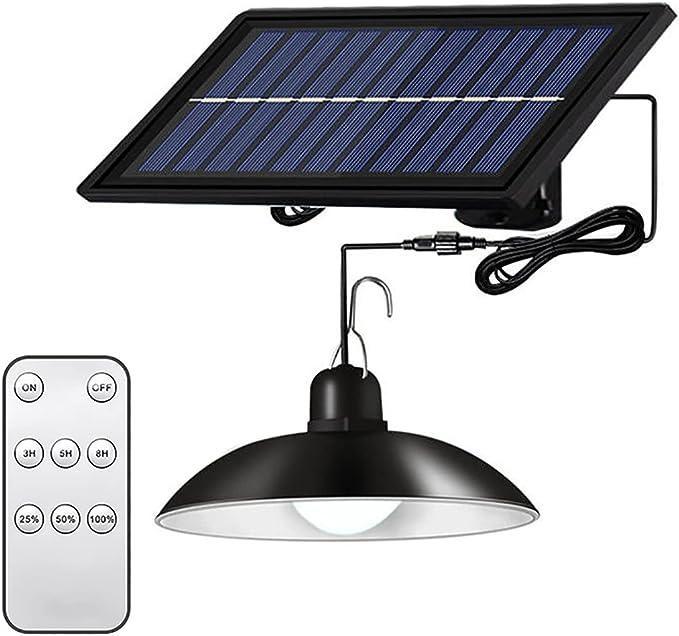 Солнечное освещение для навеса, Внутреннее и наружное светодиодное освещение на солнечной энергии для навеса с дистанционным управлением и поликристаллическими солнечными панелями