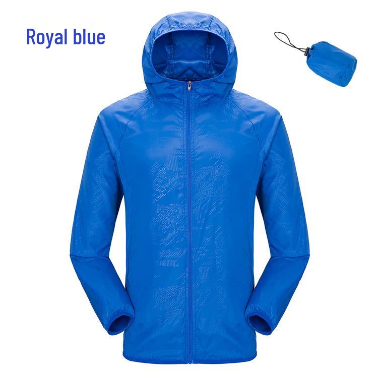 Унисекс Куртка-ветровка для защиты от солнца для улицы с вышитым логотипом на заказ для тимбилдинга