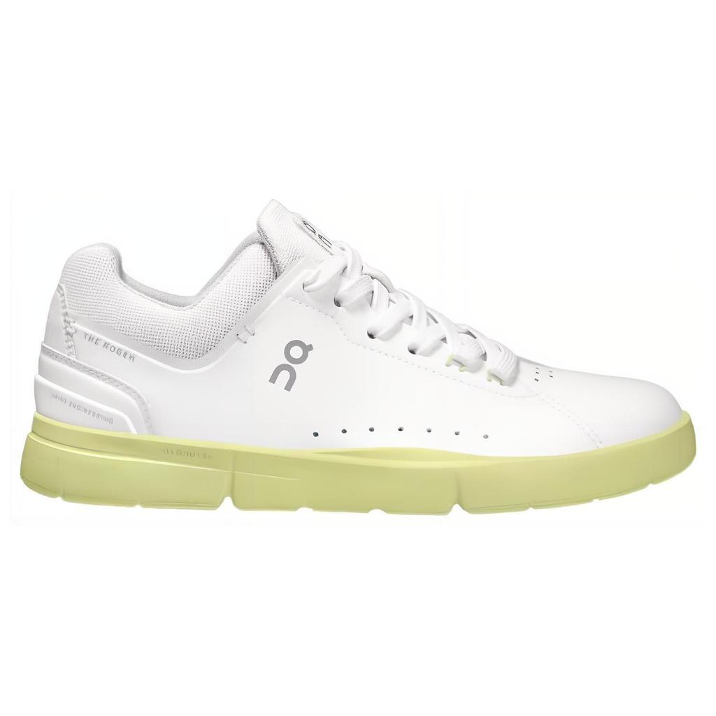 On The Roger Advantage Comfortable Shock Absorbing Durable Low Top Running Shoes Men Sneaker White Green 48.98341