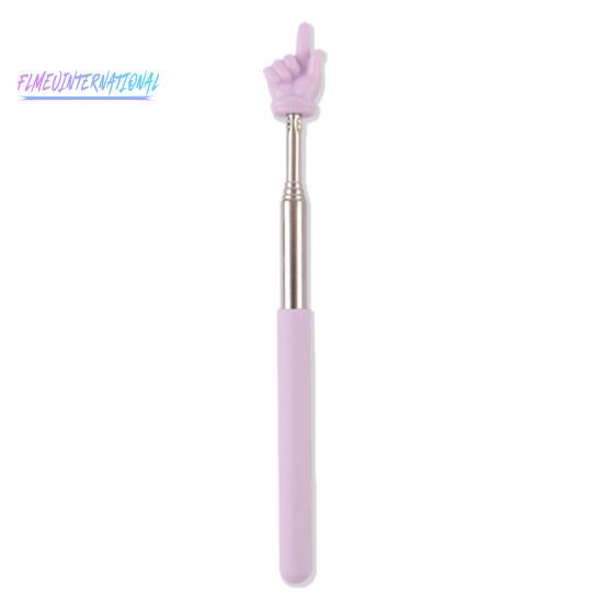 Указатель для учителя чтения макарон с пальцами - выдвижной указатель с матовой ручкой из нержавеющей стали, регулируемой длины