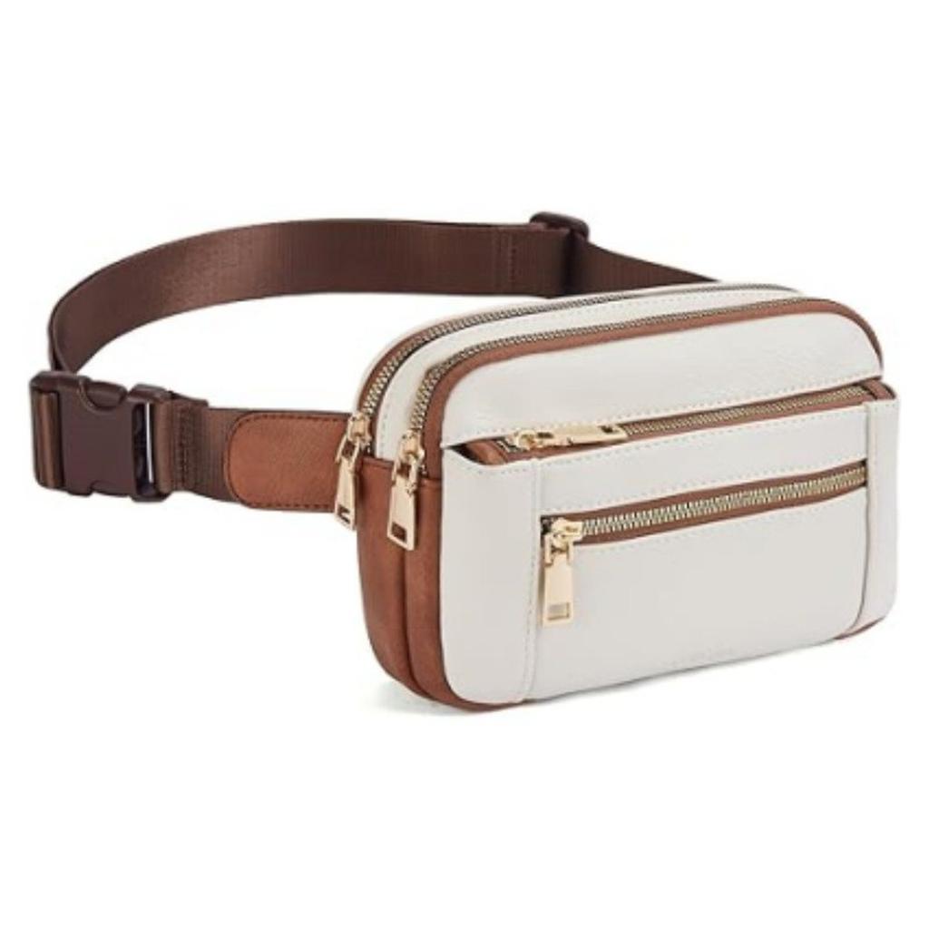 2025 Hot  Pu Crossbody Bag Adjustable Shoulder Strap Fashion Chest Bag  Outdoor Sports Running Fanny Pack Bag