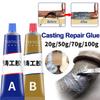 AB ремонтный клей для литья, устойчивый к высоким температурам жидкий металл, сварочный наполнитель, клей для ремонта металла для дефектов литья металла