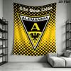 Alemannia Aachen Wall Tapestry Aesthetic Wall Hanging Printed Fabric Blanket Decorative Tapestries for Bedroom Living Room Home Decor