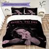 Lana Del Rey Pattern Bedding uilt Set uilt Cover Pillowcase Home Decoration Birthday Gift (1 * duvet cover + 2 * pillowcase without core)