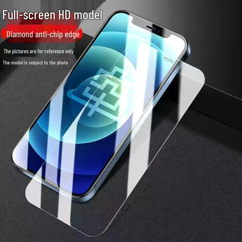 Закаленное стекло с высоким содержанием алюминия для защиты экрана iPhone 17 Pro, 16, 15 и 13 - HD Универсальная посадка