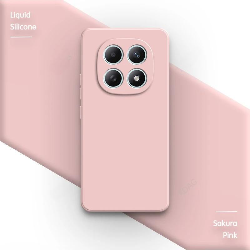 Модный Чехол из Жидкого Силикона с Ощущением Кожи для Xiaomi Poco M8 Pro M7 X8 Pro Max X7 X6 F8 Ultra F7 Note 15 Pro Plus 4/5G