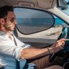 1 пара новых автомобильных сеток с электростатической адсорбцией, солнцезащитная шторка для бокового окна автомобиля, сетка для окна, боковая шторка для внедорожников