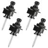 Guitar Strap Lock Metal Drop Easy To for Musical Set of 4 Pins, Buckle, Prevention, One-touch Detachable, Install, Instruments, Electric, Acoustic,