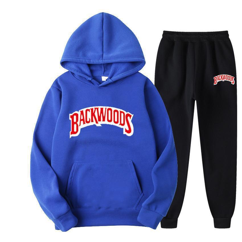 Мужской спортивный комплект с худи на флисовой подкладке Backwoods