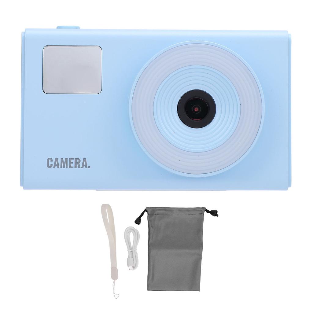 4K Digital Camera 48MP HD 16x Zoom WDR Stabilization Music Beauty Retro Compact Camera with Fill Lig