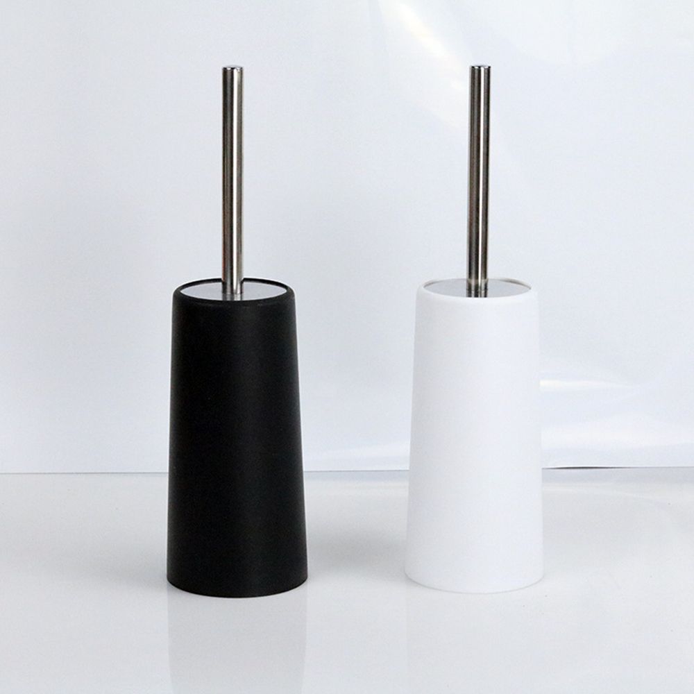 Stainless Steel Long Handled Toilet Brush Holder Set Standing Stand Cleaning Brush Toilet Brush