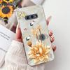 Clear For Samsung S10e Case Cover Luxury Butterfly Love Fashion Flowers Cool Funny Painted Soft Phone Case SM-G970F SM-G9700