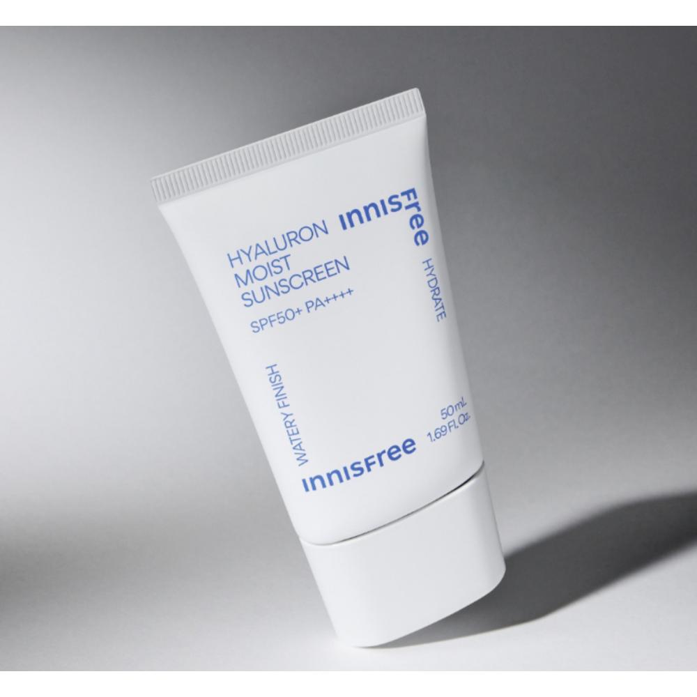 Innisfree Гиалуроновый увлажняющий солнцезащитный крем SPF50+ PA++++, 50 мл, 3 шт.