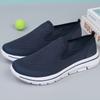 35-48 Men's Shoes Large Size Ultra-light Breathable Flying Knit Slip-on Men's Shoes Lightweight Boat Shoes