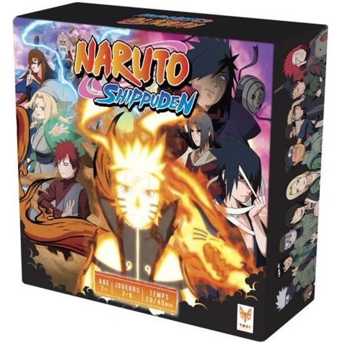 Jeu de société naruto shippuden - topi games - 30 min - 2 joueurs ou plus - rouge