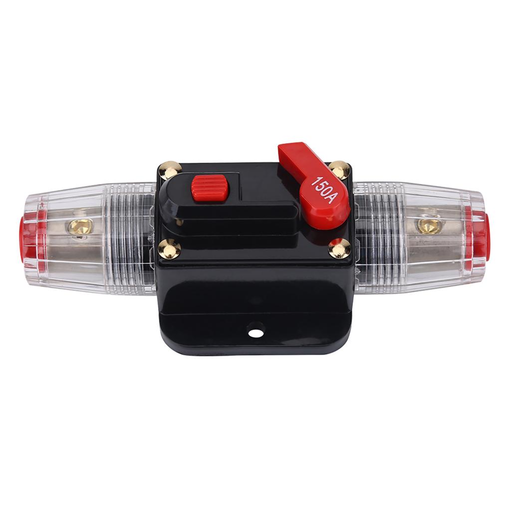 Car Modified Audio 150A Circuit Breaker Manual Reset Switch Fuse Holder