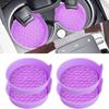 2Pcs Silicone Material Cup Holder Insert Pads Dustproof Cup Mat Car Cup Holder Coaster  Vehicles Use