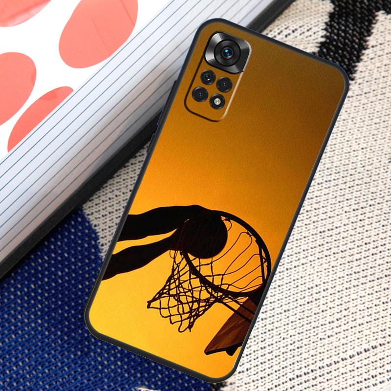 Баскетбольный спортивный чехол для Xiaomi Redmi Note 12 11 10 9 8 Pro Note 8T 9S 10S 11S Redmi 10 10C 12C 9C Cover