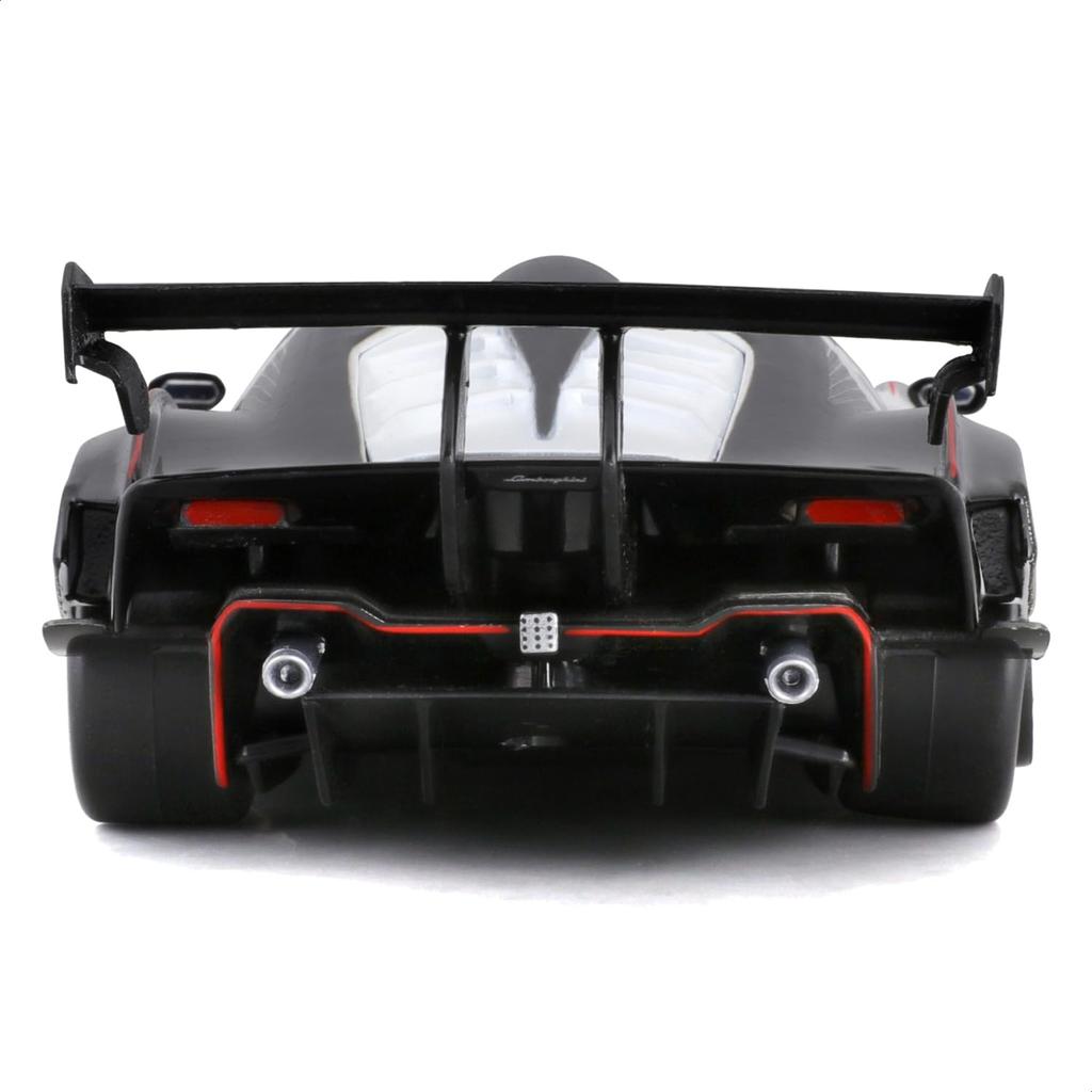 Bburago 1/24 Scale Lamborghini Essenza SCV12 White/Black Diecast Model Car (Finished Product) 18-28023