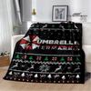 R-Resident Evil Покрывала с принтом Umbrella Плед для пикника Фланель Теплое одеяло Домашние дорожные одеяла Подкладки для кровати Подарок на день рождения