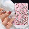 32pcs Crystal Clear Nail Rhinestones Flatback White Gems Glass Stones Diamonds Jewels Nail Art Supplies Nail Charms