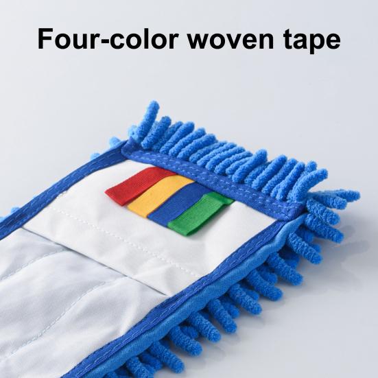 Тряпка для швабры из микрофибры Универсальные чистящие накладки Дом Офис Влажная Сухая Уборка Высокая Впитываемость Удаление Грязи Тряпка для швабры