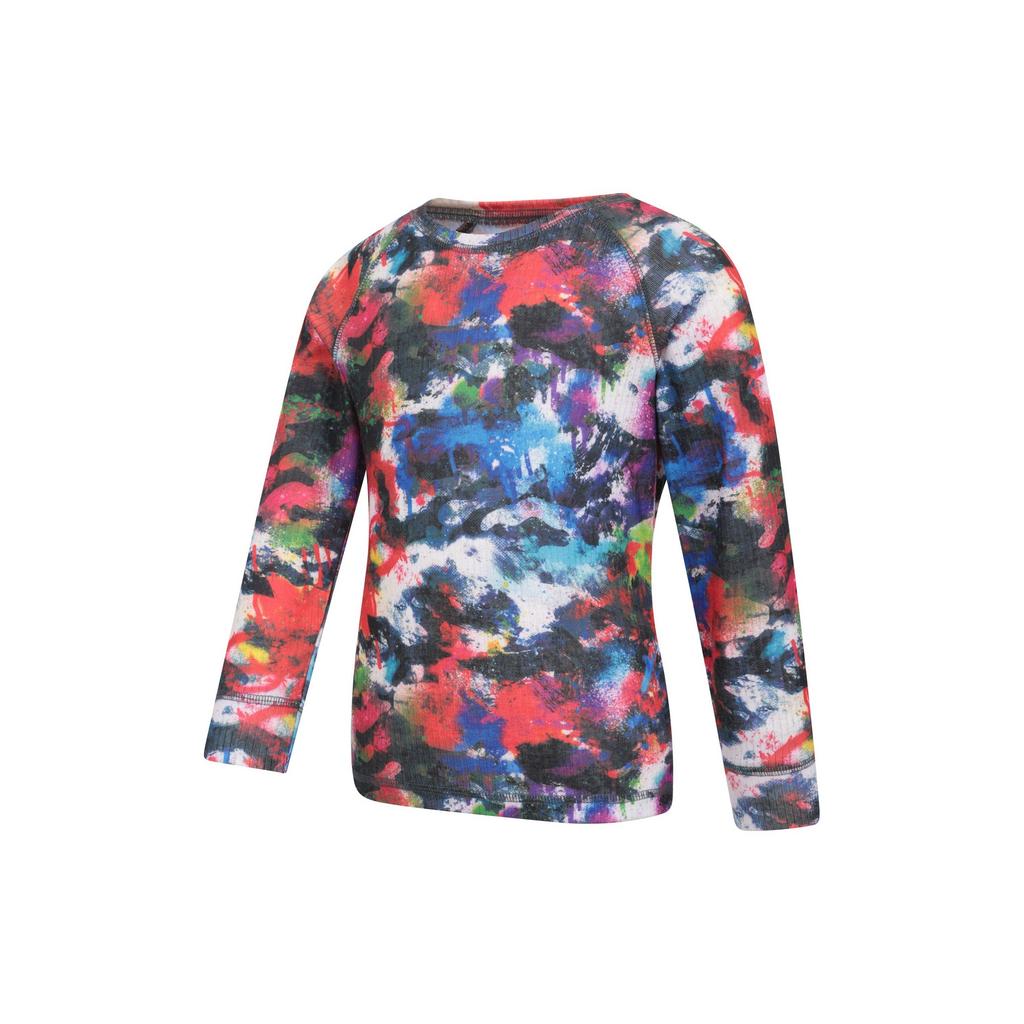 Mountain Warehouse Childrens/Kids Talus Painted Effect Long-Sleeved Base Layer Set