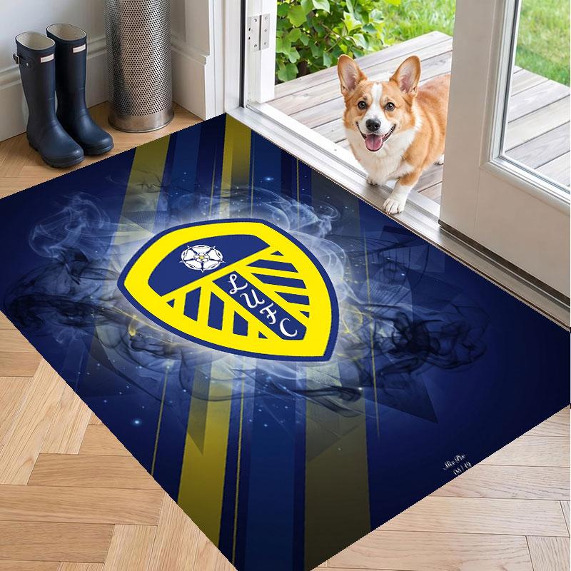 Soft Floor Carpet Leeds United Pattern Area Rug Decorative Mat For Home Room Decoration