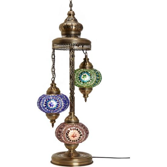Аутентичная напольная мозаичная лампа Night Decor Corner Lamp