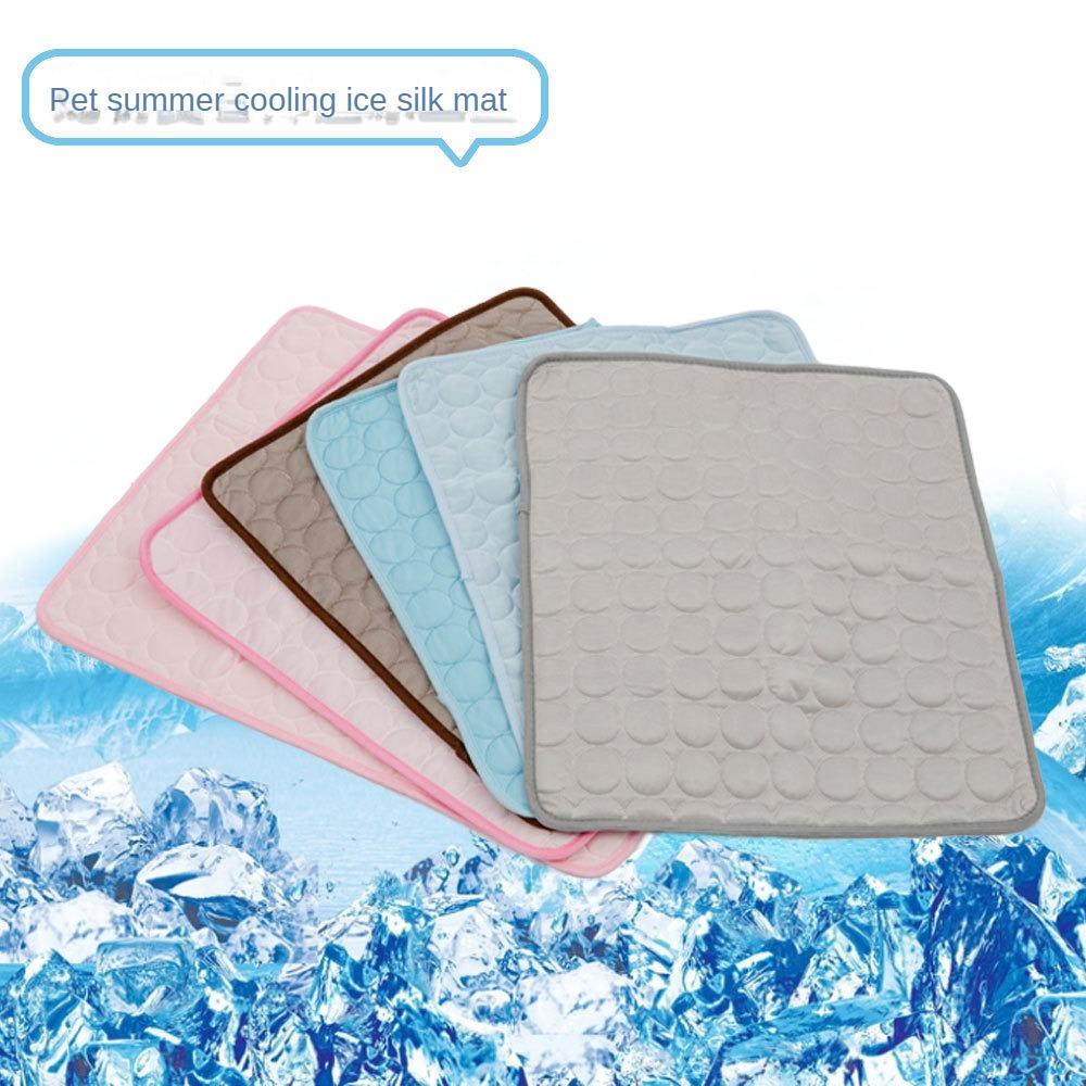 Ледяная подставка для домашних животных, летняя охлаждающая ледяная шелковая спальная подушка для дивана, подушка для домашних животных, анти-укус, ледяная подставка для собак, летняя охлаждающая подставка для кошек