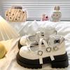 Women's Lightweight Shoes--New French Mary Jane Style Home Travel Outdoor Thick Bottomed Height Increase Comfortable and Not Tired Shoes