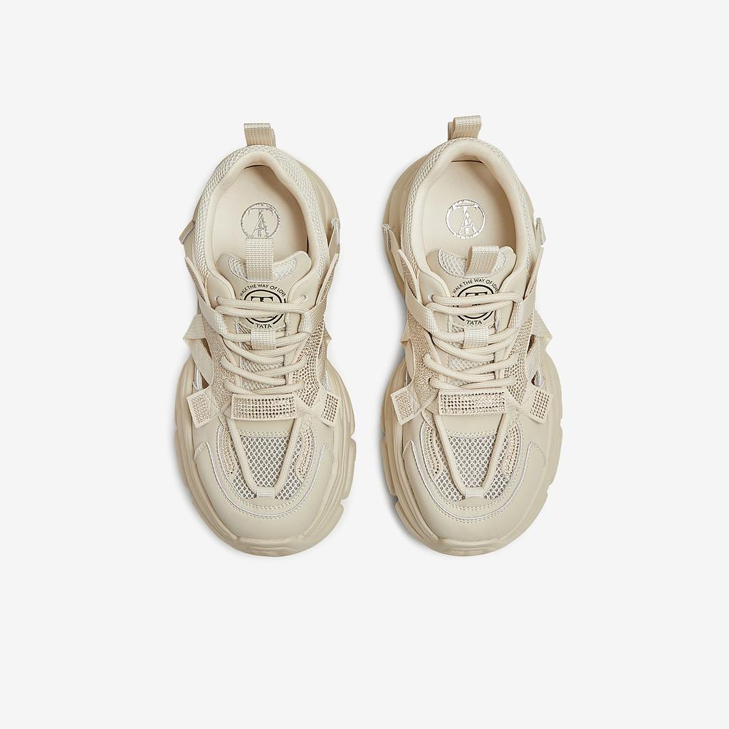 TATA/He She 2025 Summer Versatile Female Dad Shoes