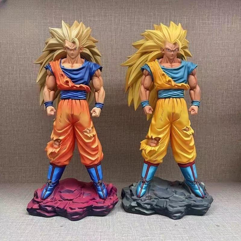 30cm/11.81inch Drogan Boll Son Gocool Ssj3 Figure Super Saiyan 3 Gocool Action Figures Gk Statue Collectionmodel Toys Gift