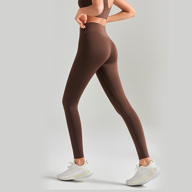 Леггинсы для йоги с высокой талией и эффектом лифтинга бедер для женщин - Без видимых линий, идеально подходят для пилатеса и фитнеса.