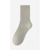 Men's Mid-leg Socks, Sweat-absorbing, Breathable, Solid Color, Simple and Versatile Sports Socks, Business Socks
