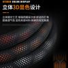 Universal Steering Wheel Cover BMW 2/3/4/5/7 Series X1-X6 38cm Diameter Synthetic Fiber Embroidered Sport Style