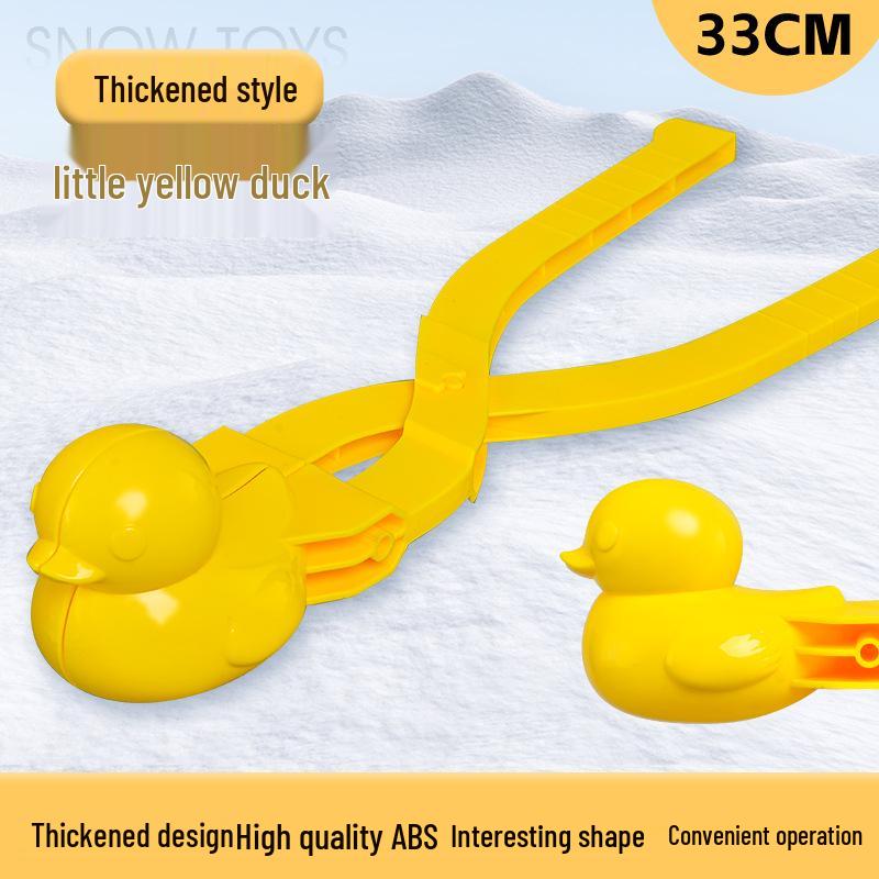 Большой детский клип для лепки снежков в виде утки для игр на открытом воздухе