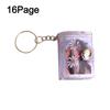 PVC Mini Photo Album Little Daisy Backpack Keyring New Name Card Book
