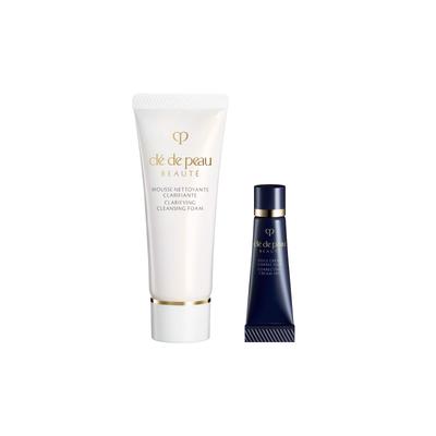 Clé De Peau Beauté () Набор образцов: Корректирующий крем-вуаль и Очищающая пенка