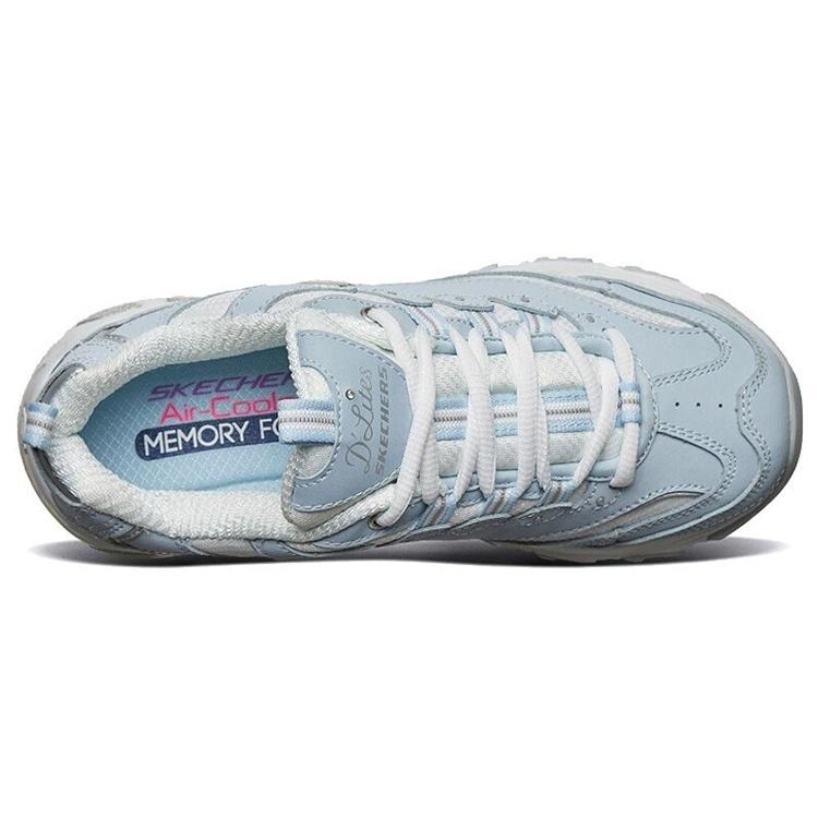 (WMNS) Кроссовки Skechers D Lites низкие беговые GS СинийБелый 'Синий Белый' Женские 11930-LBLW