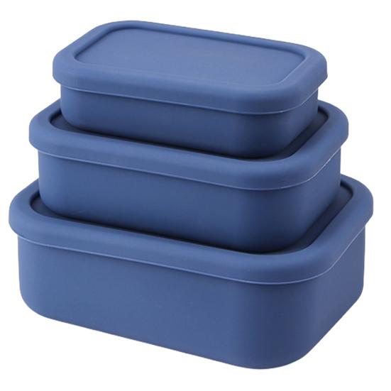 3 шт. 300/700/1300 мл ланч-бокс с крышкой, хорошо герметизируется, пригоден для использования в микроволновой печи, пикника, похода, портативный контейнер для еды для ежедневного использования