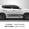 Для SsangYong Rexton Korando Sports Tivoli Musso Kyron Actyon Боковые Наклейки на Дверь Автомобиля Автомобильная Пленка Наклейки Аксессуары для Стайлинга