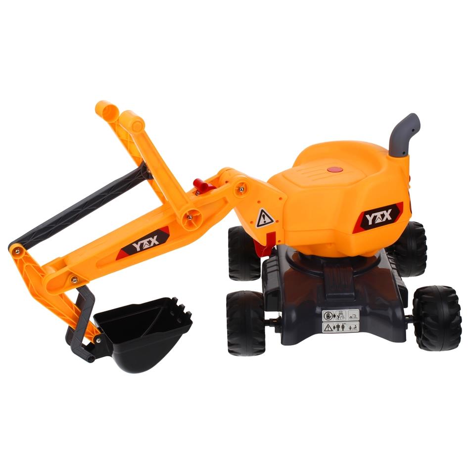 Rotary Excavator Machine on Wheels Ride-on Moving Bucket