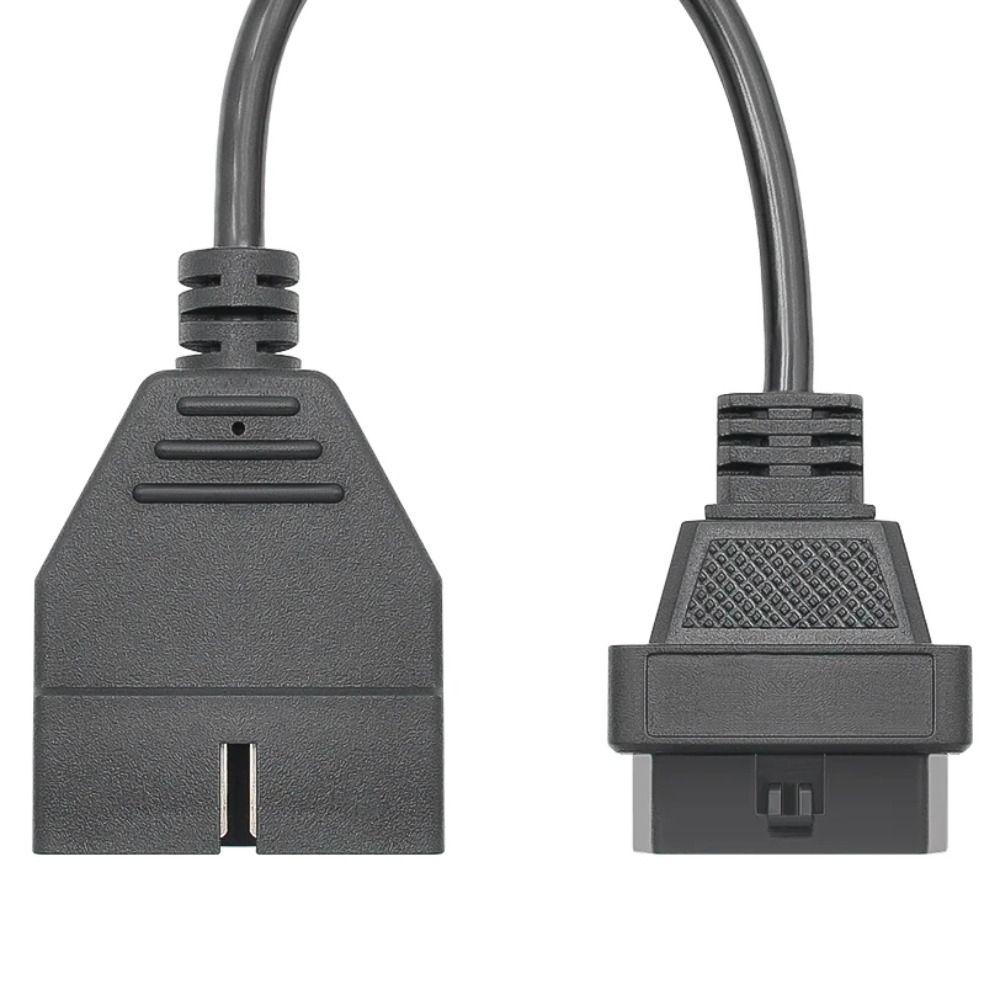 Пластиковый OBD-адаптер на OBD2 Черный Диагностический инструмент для автомобиля Новый 16-контактный разъем Ремонт автомобиля