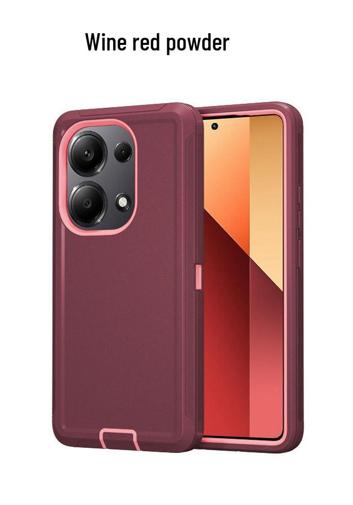Защитный чехол для телефона Redmi Note 13 Pro и POCO M6 Pro с защитой от падений и полным покрытием