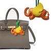 Cute Elephant Bag Pendant Keychain Chic PU Leather Keychains Phone Straps Chain Stylish Keyring for Fashion Enthusiasts