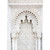 Moroccan Door Arab Canvas Print Islamic Muslim Wall Architectural Wall Art Poster for Living Room Bedroom Eid Al-Fitr Home Decor