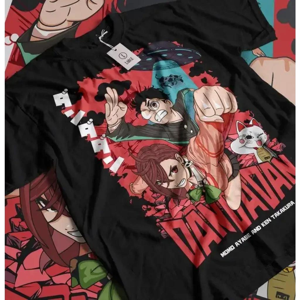 Hot Sale Dandadan Okarun Graphic Print T-shirt Men Women Japanese Anime Cartoon High-street Harajuku Fashion Casual Oversized Top Summer New Tee