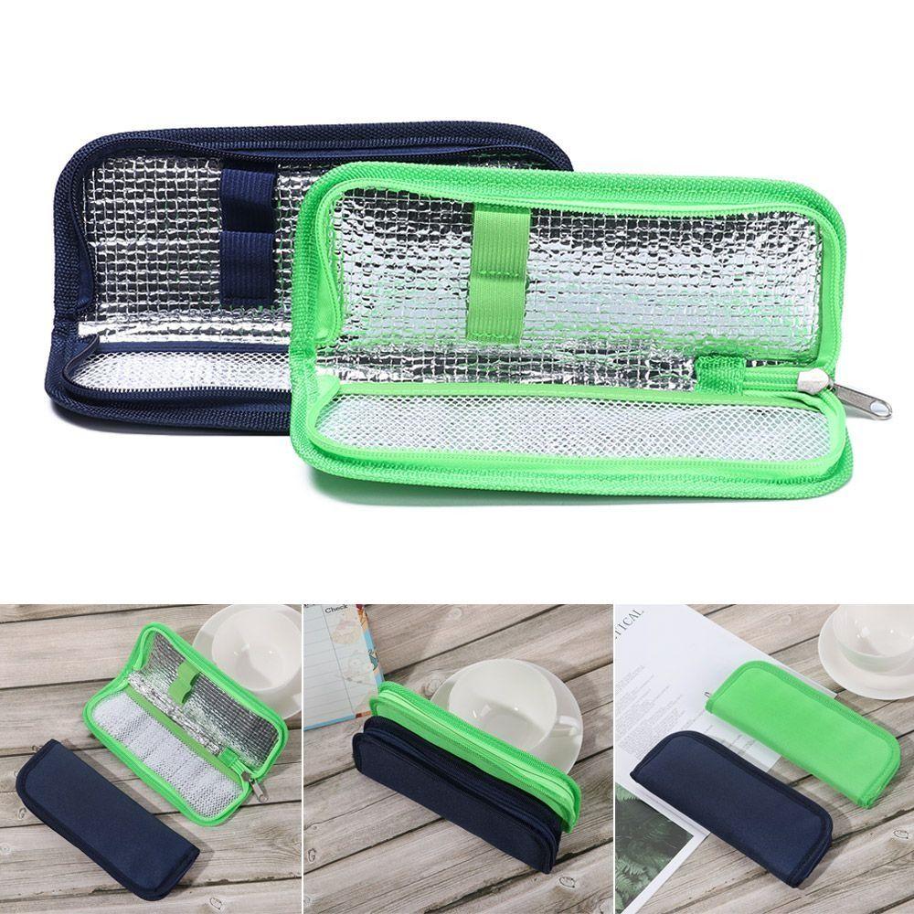 Practical Thermal Insulated Diabetic Pocket Cooler Insulin Cooling Bag Pill Protector Travel Case