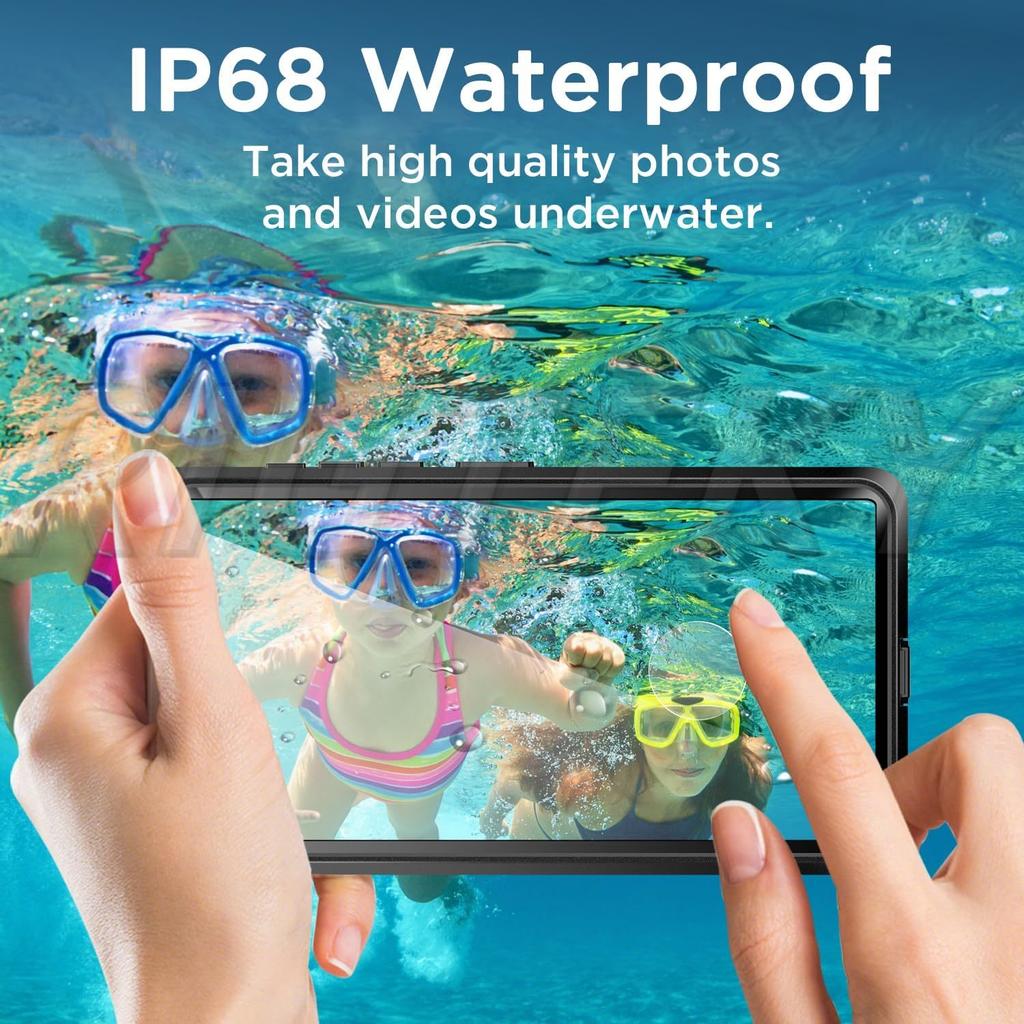 IP68 Waterproof Magnetic Phone Case for Swimming Diving Surfing Compatible for Samsung Galaxy Galaxy S26 Ultra S25 Plus S24 S23 5